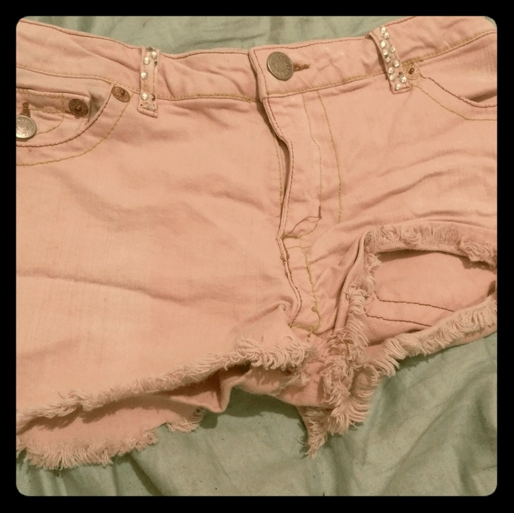 Pink shorts